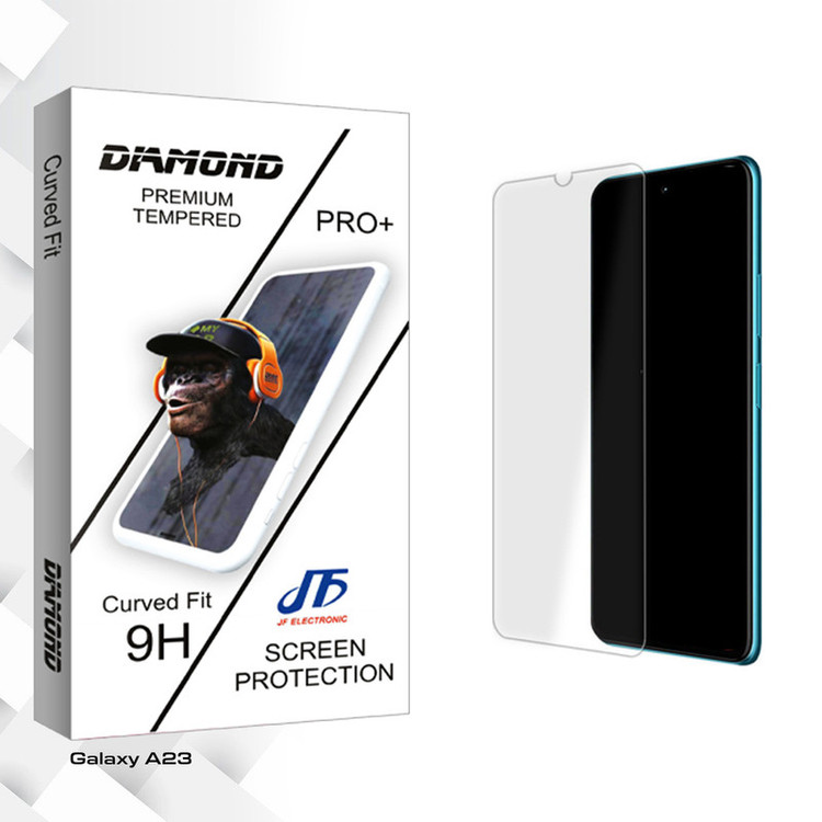محافظ صفحه نمایش شیشه ای جی اف مدل Diamond Glass MIX مناسب برای گوشی موبایل سامسونگ Galaxy A23