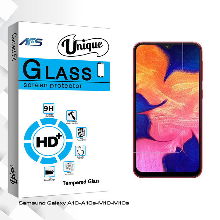 محافظ صفحه نمایش ای اف اس مدل Unique Glass مناسب برای گوشی موبایل سامسونگ Galaxy A10/A10s/M10/M10s