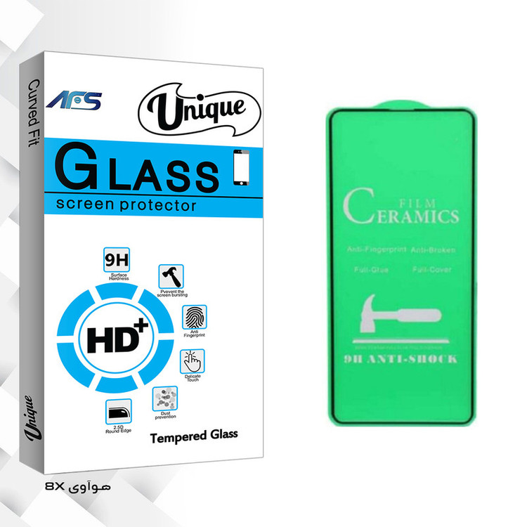 محافظ صفحه نمایش ای اف اس مدل Unique Glass مناسب برای گوشی موبایل هوآوی 8X