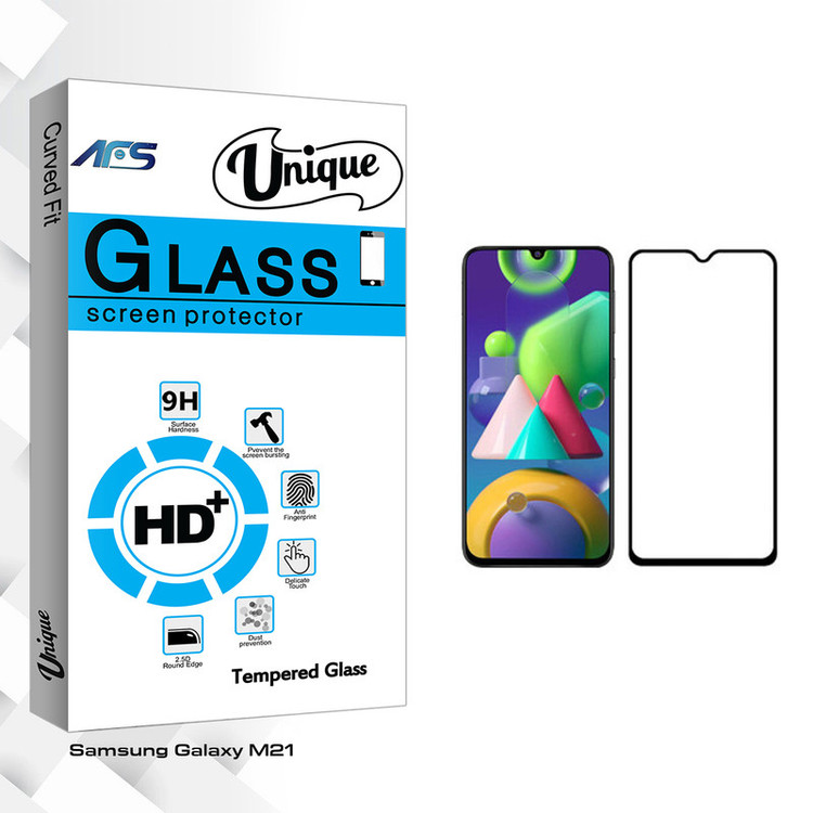 محافظ صفحه نمایش ای اف اس مدل Unique Glass مناسب برای گوشی موبایل سامسونگ Galaxy M21