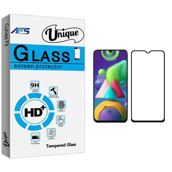 محافظ صفحه نمایش ای اف اس مدل Unique Glass مناسب برای گوشی موبایل سامسونگ Galaxy M21