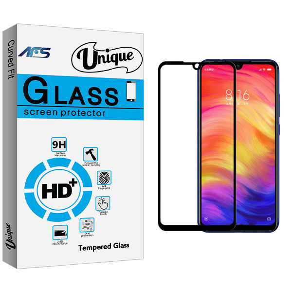 محافظ صفحه نمایش ای اف اس مدل Unique Glass مناسب برای گوشی موبایل شیائومی Redmi 7