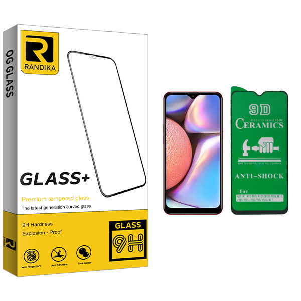 محافظ صفحه نمایش 9D راندیکا مدل GLD مناسب برای گوشی موبایل سامسونگ Galaxy A10 / A10s / M10 / M10s