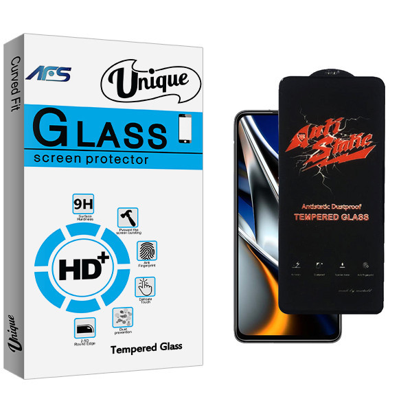 محافظ صفحه نمایش شیشه ای ای اف اس مدل Unique Glass AntiStatic مناسب برای گوشی موبایل شیائومی Poco X4 Pro 5G 2201116PG