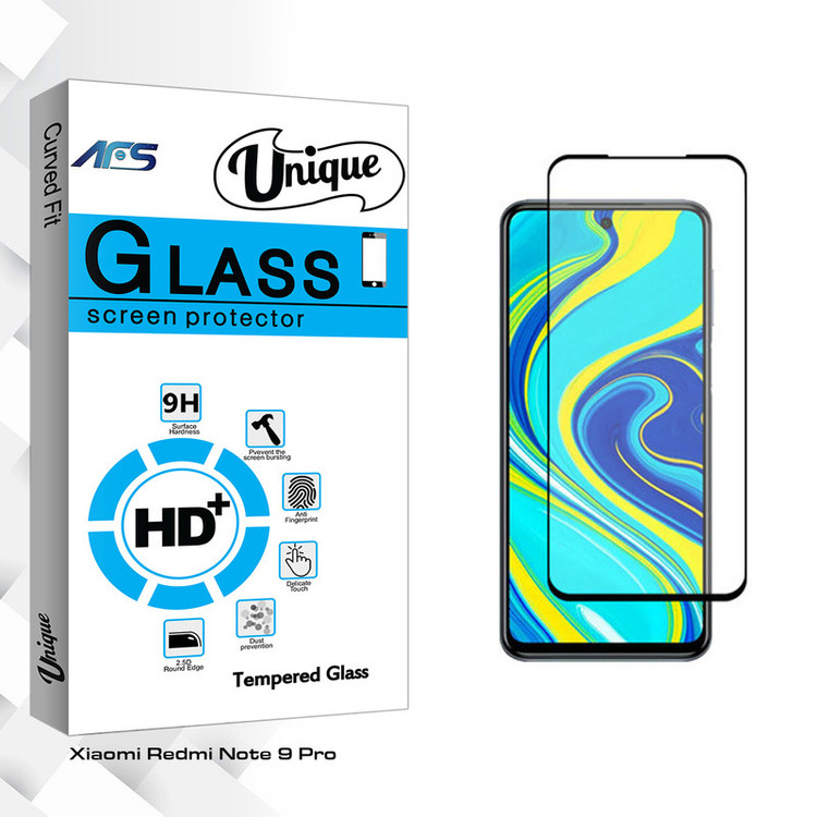 محافظ صفحه نمایش سرامیکی ای اف اس مدل Uni مناسب برای گوشی موبایل شیائومی Redmi Note 9 Pro