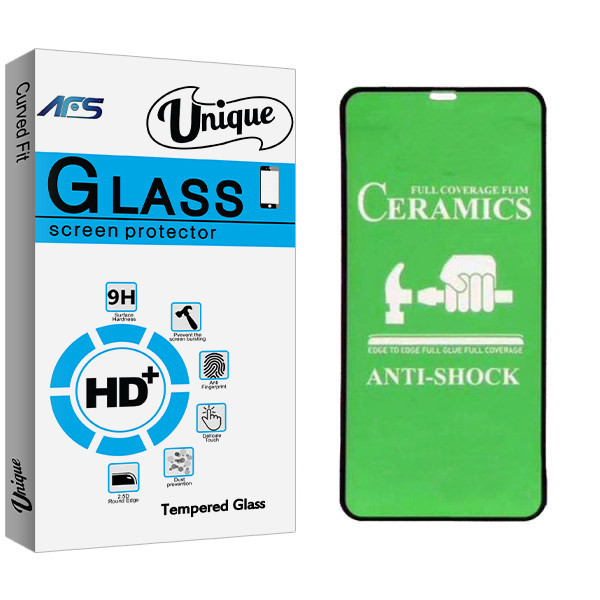 محافظ صفحه نمایش ای اف اس مدل Unique Glass مناسب برای گوشی موبایل اپل Iphone 11