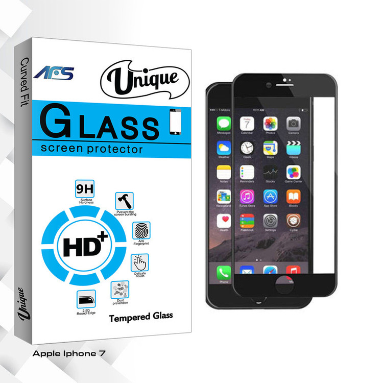 محافظ صفحه نمایش سرامیکی مات ای اف اس مدل Unique Glass مناسب برای گوشی موبایل اپل Iphone 7