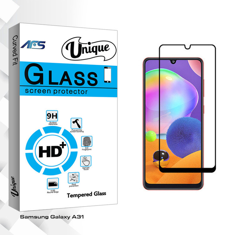 محافظ صفحه نمایش ای اف اس مدل Unique Glass مناسب برای گوشی موبایل سامسونگ Galaxy A31