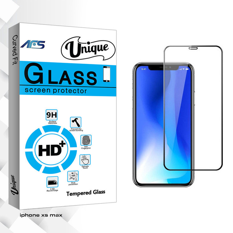محافظ صفحه نمایش ای اف اس مدل Unique Glass مناسب برای گوشی موبایل اپل Iphone XS MAX