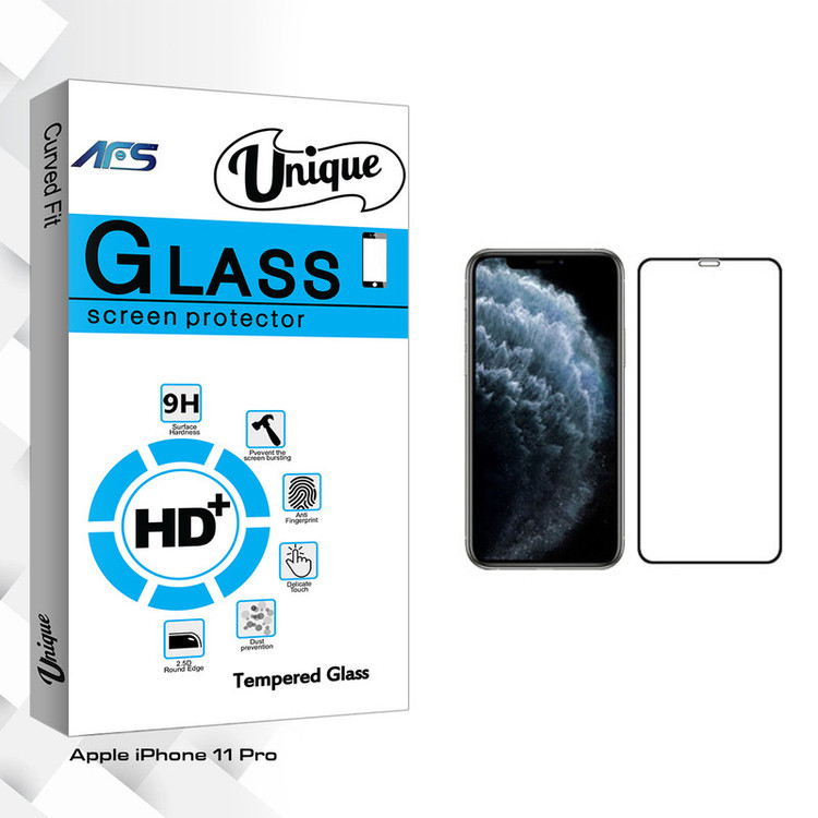 محافظ صفحه نمایش ای اف اس مدل Unique Glass مناسب برای گوشی موبایل اپل iPhone 11 Pro
