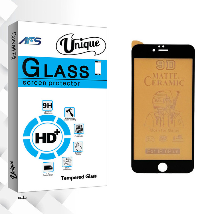 محافظ صفحه نمایش مات ای اف اس مدل Unique Glass مناسب برای گوشی موبایل اپل IPHONE 6S PLUS