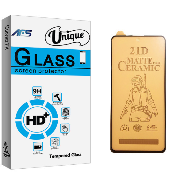 محافظ صفحه نمایش سرامیکی ای اف اس مدل Unique Glass مناسب برای گوشی موبایل سامسونگ Galaxy M31s