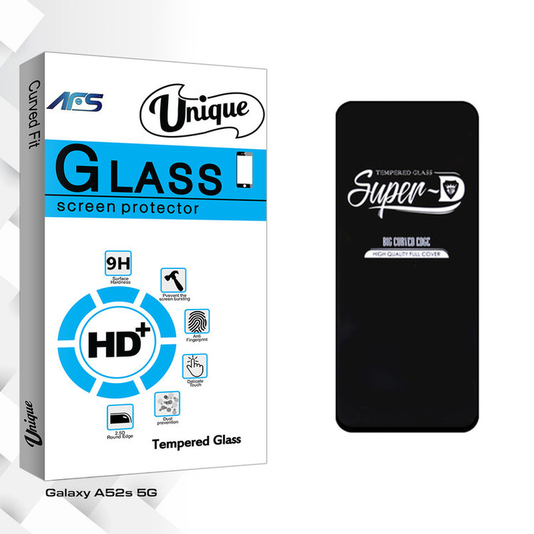 محافظ صفحه نمایش شیشه ای ای اف اس مدل Unique GlassSuper-D مناسب برای گوشی موبایل سامسونگ Galaxy A52s 5G