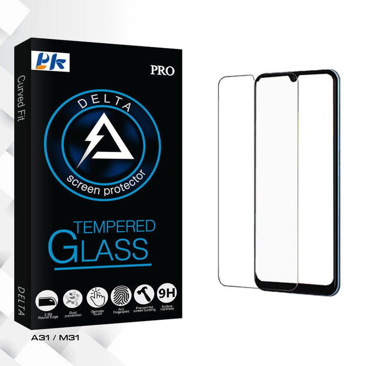 محافظ صفحه نمایش شیشه ای پی کی مدل Delta Glass مناسب برای گوشی موبایل سامسونگ Galaxy A31 / M31