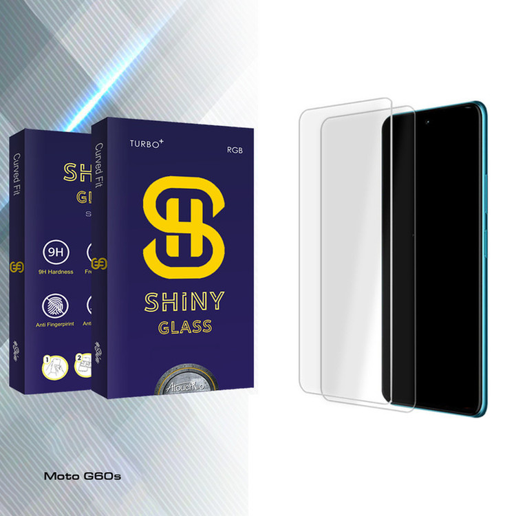 محافظ صفحه نمایش شیشه ای آتوچبو مدل Shiny Glass مناسب برای گوشی موبایل موتورولا Moto G60s بسته دو عددی