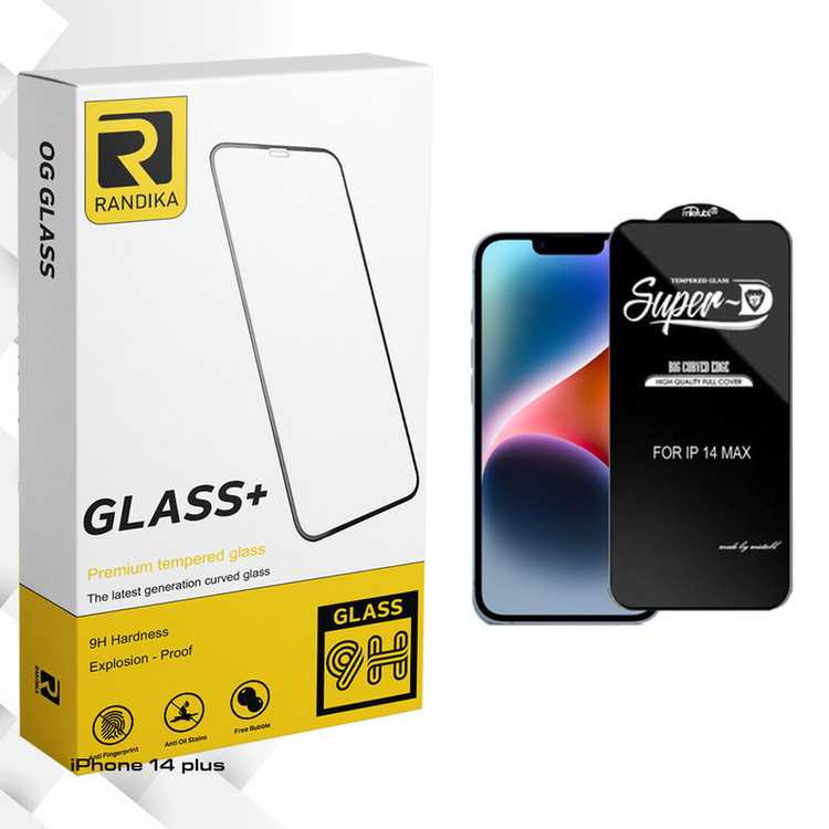 محافظ صفحه نمایش راندیکا مدل super-D مناسب برای گوشی موبایل اپل iPhone 14 plus
