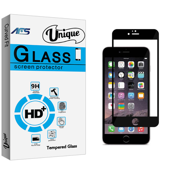 محافظ صفحه نمایش شیشه ای ای اف اس مدل Unique Glass مناسب برای گوشی موبایل اپل iphone 6/6s