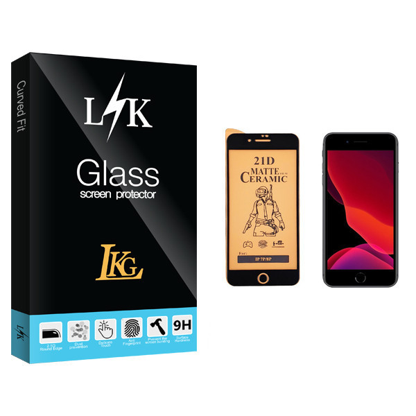 محافظ صفحه نمایش سرامیکی ال کا جی مدل LK Glass مناسب برای گوشی موبایل اپل iPhone 8 Plus