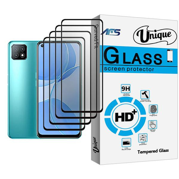 محافظ صفحه نمایش ای اف اس مدل Unique Glass MIX004 مناسب برای گوشی موبایل اوپو A53 5G بسته چهار عددی