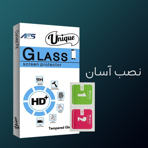 محافظ صفحه نمایش شیشه ای ای اف اس مدل Unique مناسب برای گوشی موبایل ریلمی 11 4G