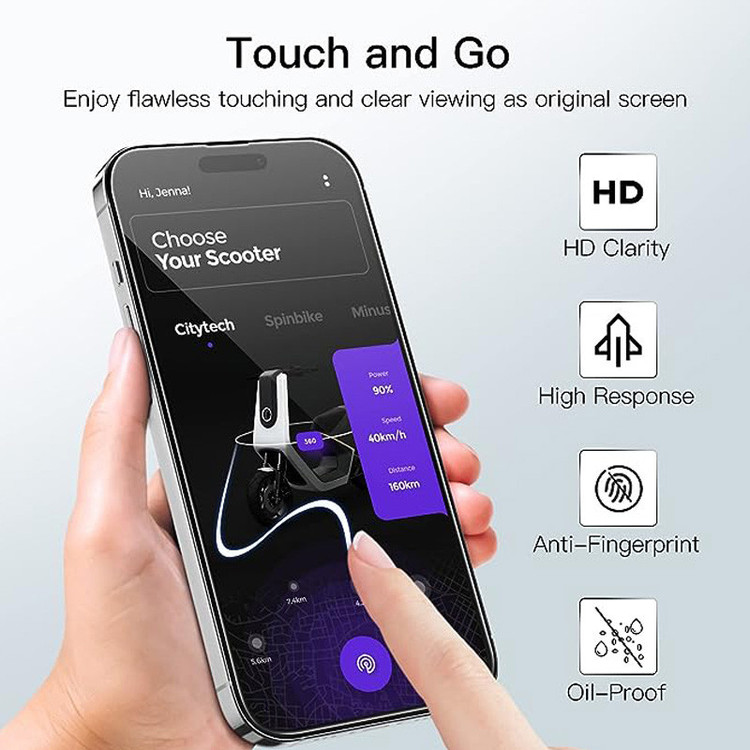 محافظ صفحه نمایش راندیکا مدل Premium مناسب برای گوشی موبایل اپل iPhone 15 Pro Max