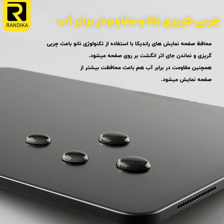 محافظ صفحه نمایش راندیکا مدل Premium مناسب برای گوشی موبایل اپل iPhone 15 Pro Max