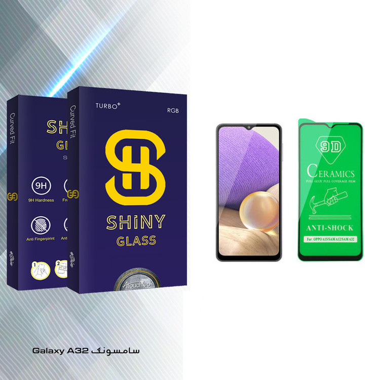 محافظ صفحه نمایش سرامیکی آتوچبو مدل Shiny Glass مناسب برای گوشی موبایل سامسونگ Galaxy A32
