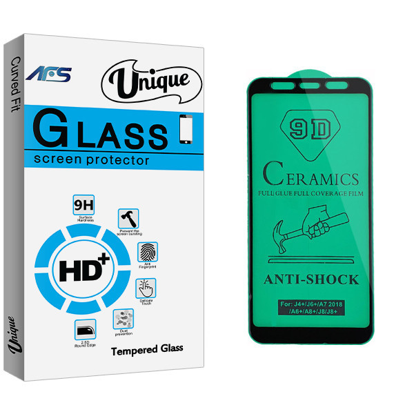 محافظ صفحه نمایش سرامیکی ای اف اس مدل Unique Glass مناسب برای گوشی موبایل سامسونگ Galaxy A7 2018/A750