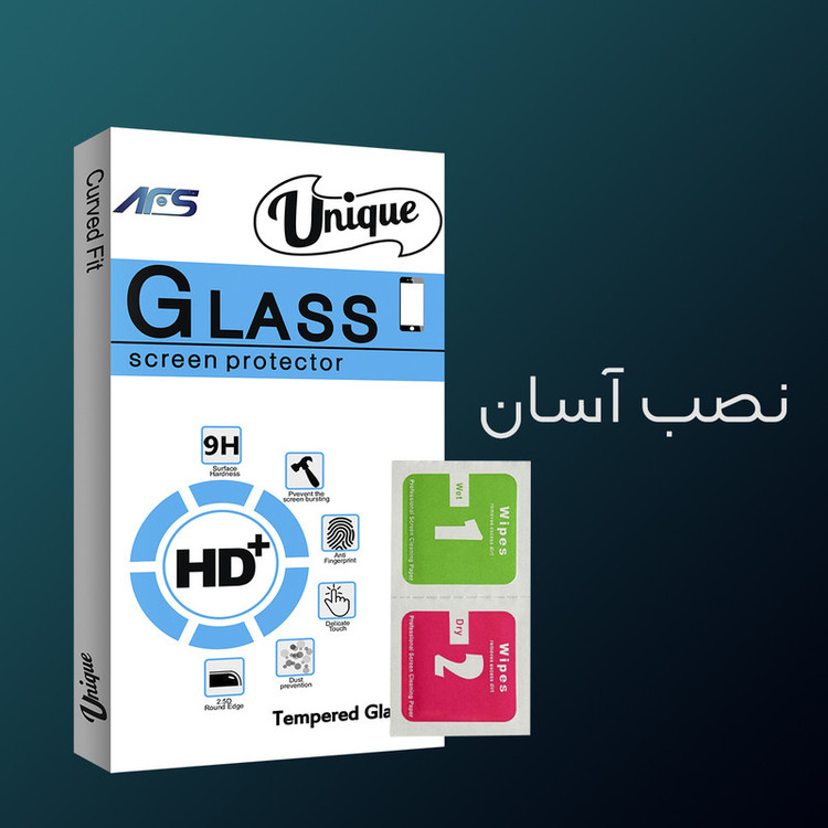 محافظ صفحه نمایش سرامیکی ای اف اس مدل Unique Glass مناسب برای گوشی موبایل سامسونگ Galaxy A7 2018/A750
