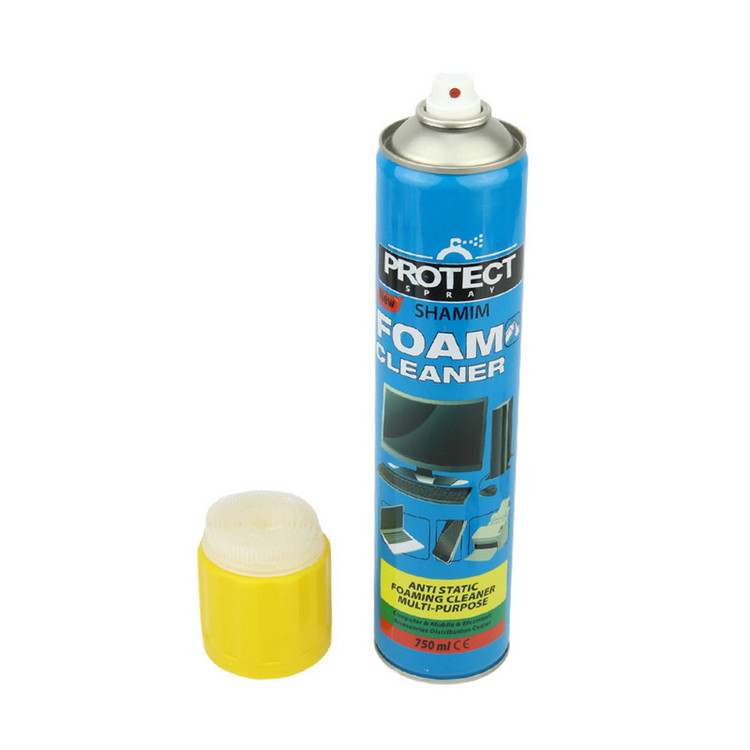 اسپری کف تمیز کننده سطوح پروتکت مدل FOAM CLEANER حجم 750 میلی لیتر