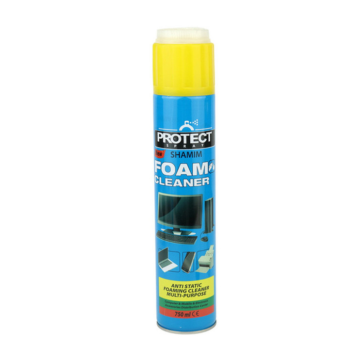 اسپری کف تمیز کننده سطوح پروتکت مدل FOAM CLEANER حجم 750 میلی لیتر
