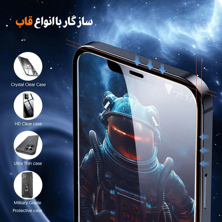 حافظ صفحه نمایش ال کا جی مدل Anti-C20LK مناسب برای گوشی موبایل سایفر C20