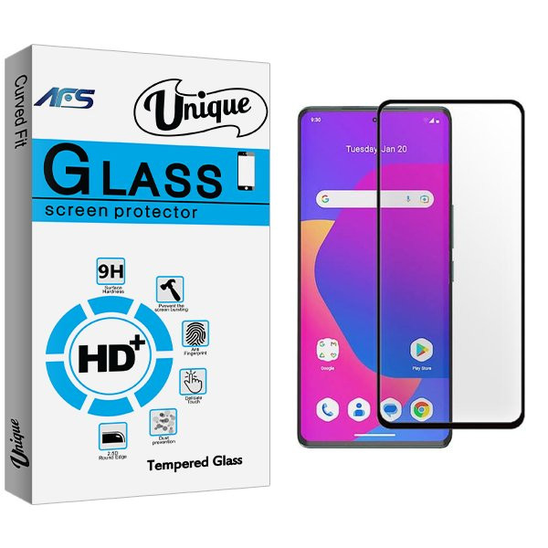 محافظ صفحه نمایش شیشه ای ای اف اس مدل Unique2 Full مناسب برای گوشی موبایل داریا Bond 5G UAE edition