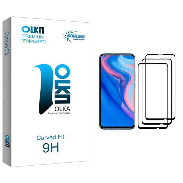 محافظ صفحه نمایش کولینگ مدل Olka glass مناسب برای گوشی موبایل هوآوی Y9 Prime 2019 بسته سه عددی