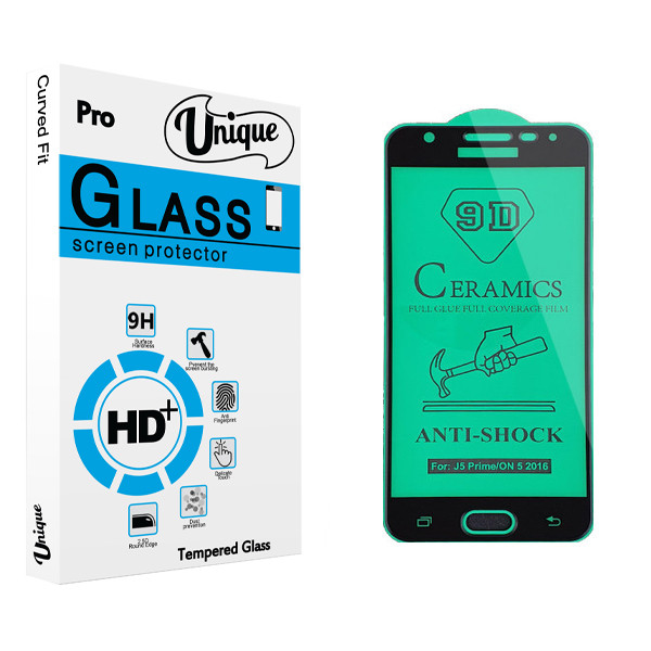 محافظ صفحه نمایش سرامیکی يونيک مدل +Clear مناسب برای گوشی موبایل سامسونگ Galaxy J5 Prime