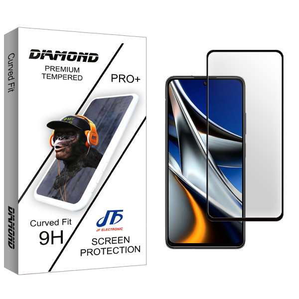 محافظ صفحه نمایش سرامیکی شفاف جی اف مدل Diamond Glass مناسب برای گوشی موبایل شیائومی Poco X4 Pro 5G 2201116PG
