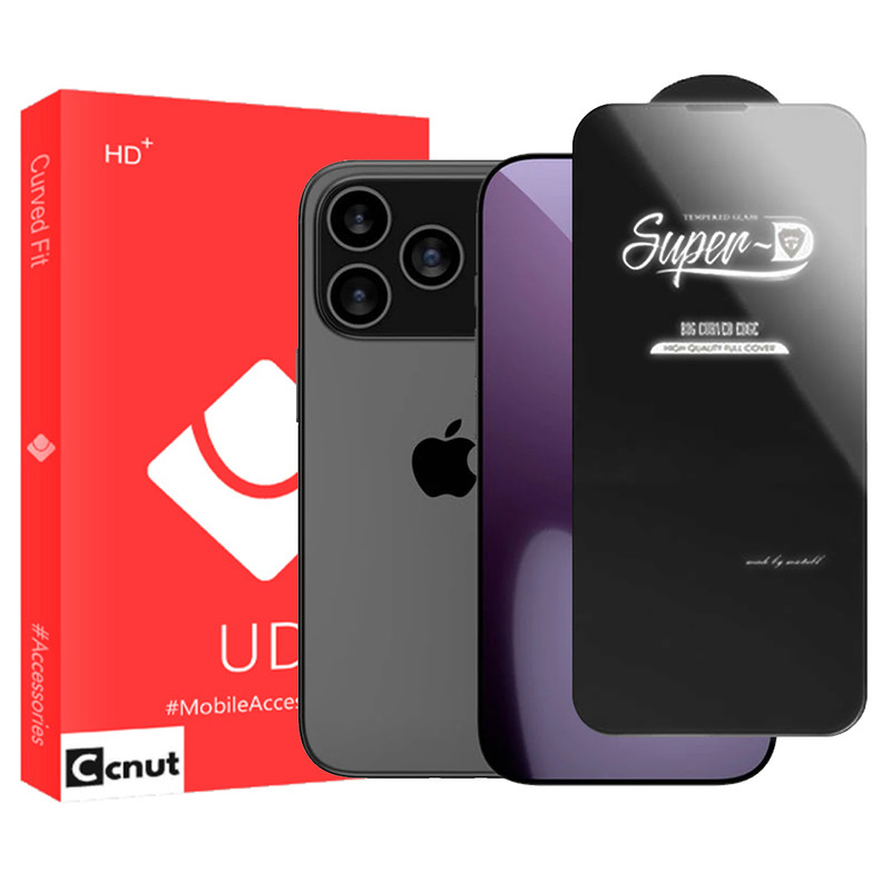 محافظ صفحه نمایش کوکونات مدل Super-D UDRD مناسب برای گوشی موبایل اپل iPhone 17 Pro Max