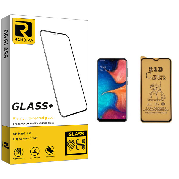 محافظ صفحه نمایش سرامیکی راندیکا مدل GLD مناسب برای گوشی موبایل سامسونگ Galaxy A20