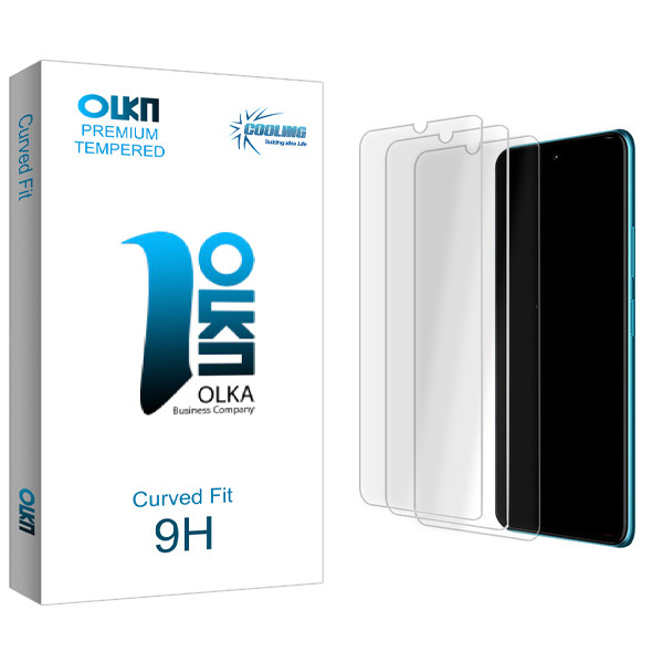 محافظ صفحه نمایش شیشه ای کولینگ مدل Olka Glass MIX مناسب برای گوشی موبایل نوکیا G21 بسته سه عددی