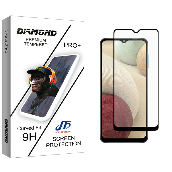 محافظ صفحه نمایش جی اف مدل Diamond Glass مناسب برای گوشی موبایل سامسونگ Galaxy A12