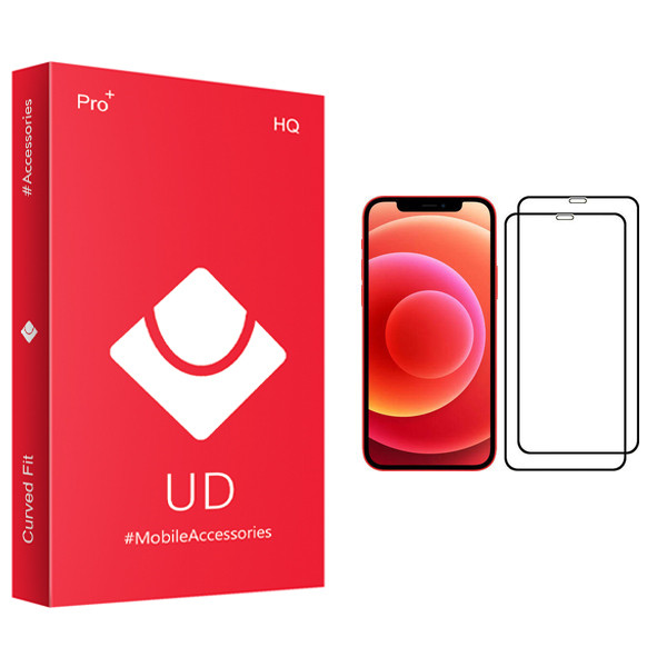 محافظ صفحه نمایش یو دی مدل +PRO مناسب برای گوشی موبایل اپل iPhone 12 Pro Max بسته 2 عددی