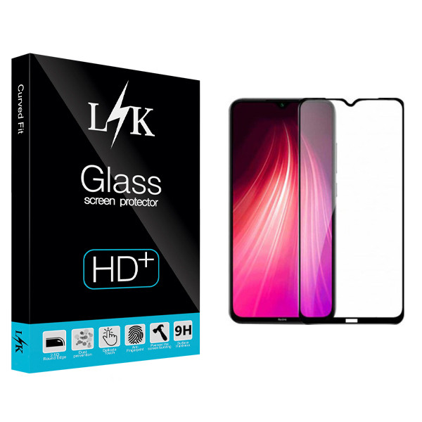 محافظ صفحه نمایش ال کی مدل Hard glass مناسب برای گوشی موبایل شیائومی Redmi Note 8T