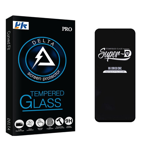 محافظ صفحه نمایش پی کی مدل Super D مناسب برای گوشی موبایل اپل iPhone 16 pro max