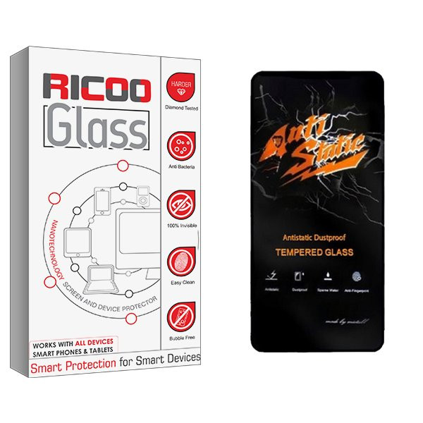 محافظ صفحه نمایش ریکو مدل RiC2 Antistatic مناسب برای گوشی موبایل شیائومی Redmi Note 10 Pro / 10 pro max / 11 pro / 11 pro plus / 11E Pro