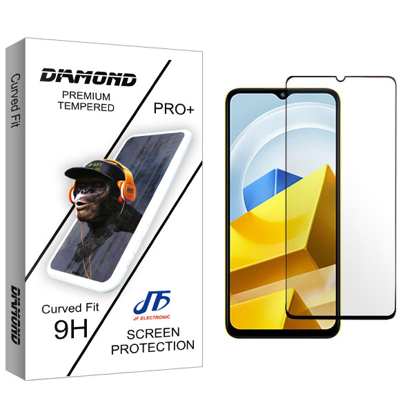 محافظ صفحه نمایش سرامیکی جی اف مدل Diamond مناسب برای گوشی موبایل شیائومی Poco M5