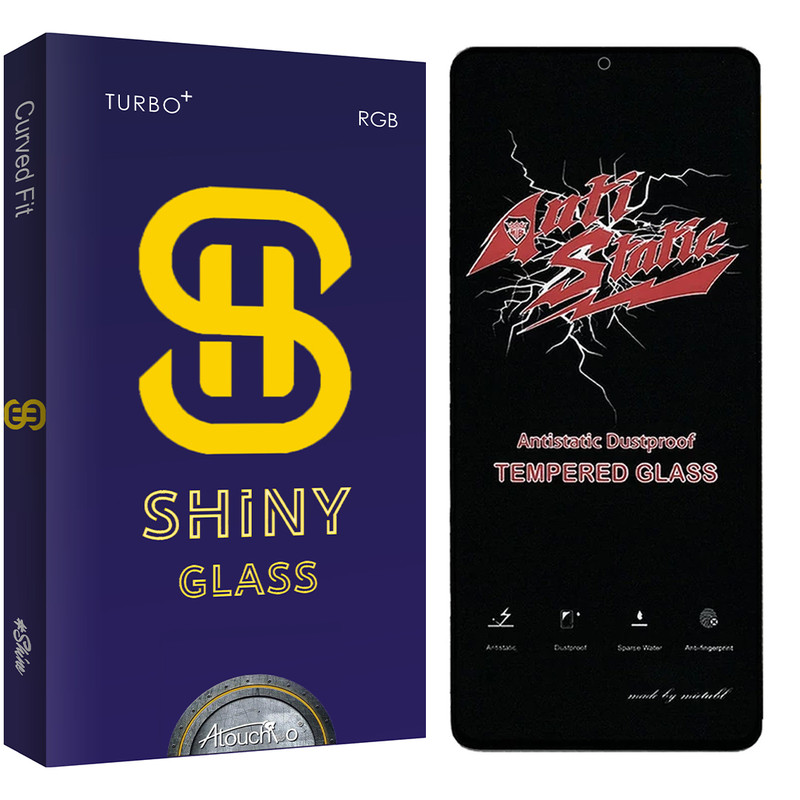محافظ صفحه نمایش آتوچبو مدل Shiny Antistatic مناسب برای گوشی موبایل آنر X7c / X7b / X7b 5G / 200 Smart / 90 Smart / Play 60 Plus / Play 50 Plus / Play 8T