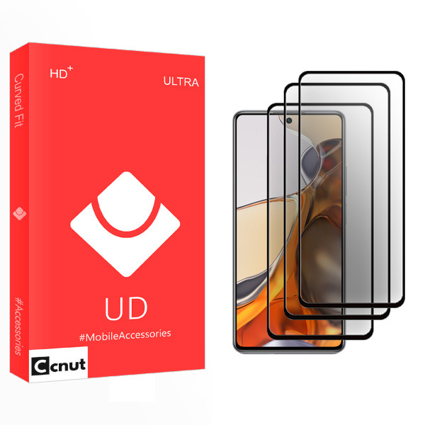 محافظ صفحه نمایش سرامیکی کوکونات مدل UD Ultra مناسب برای گوشی موبایل شیائومی 11T Pro 5G 2107113SG بسته سه عددی