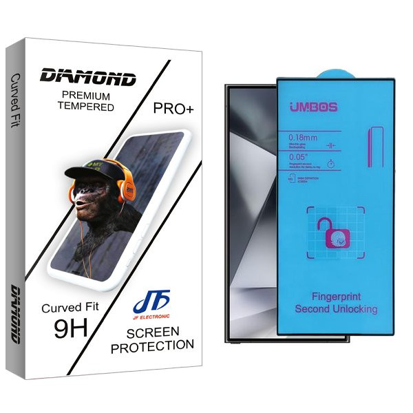 محافظ صفحه نمایش جی اف مدل Diamond2 Umbos مناسب برای گوشی موبایل سامسونگ Galaxy S24 Ultra