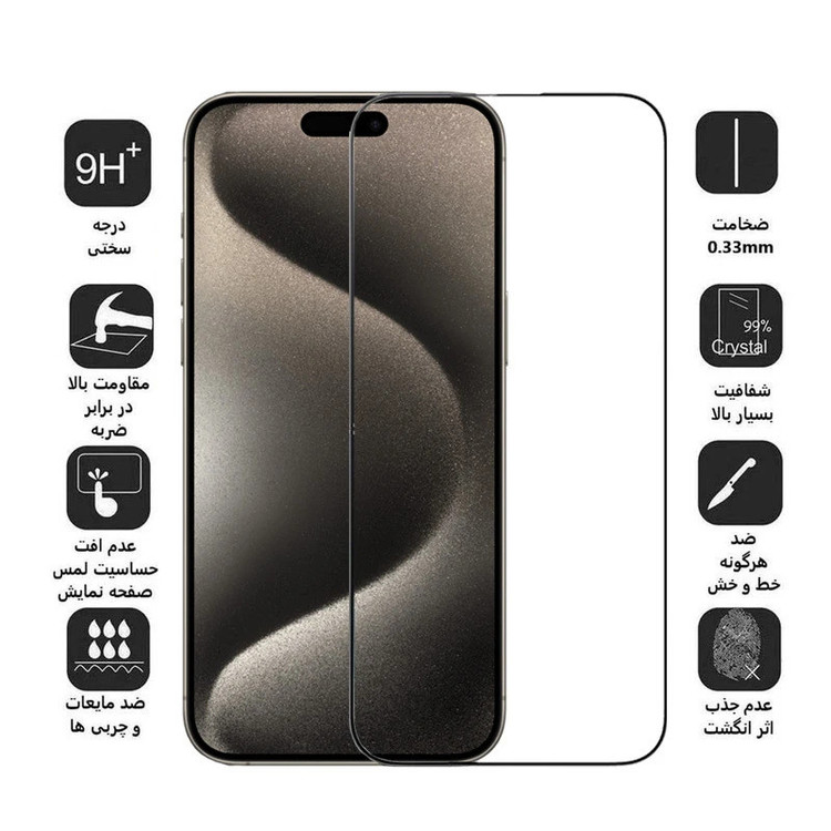 محافظ صفحه نمایش ال کا جی مدل Full مناسب برای گوشی موبایل سامسونگ Galaxy A16 / A26 بسته 2 عددی