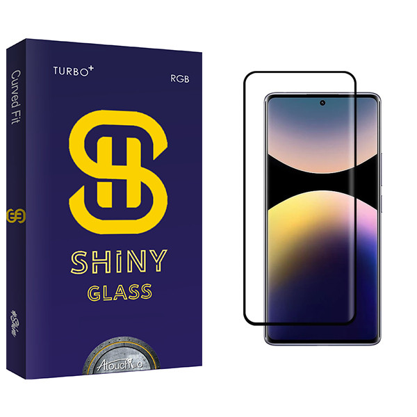محافظ صفحه نمایش آتوچبو مدل Full Glue Shiny مناسب برای گوشی موبایل شیائومی Redmi Note 14 Pro Plus 4G